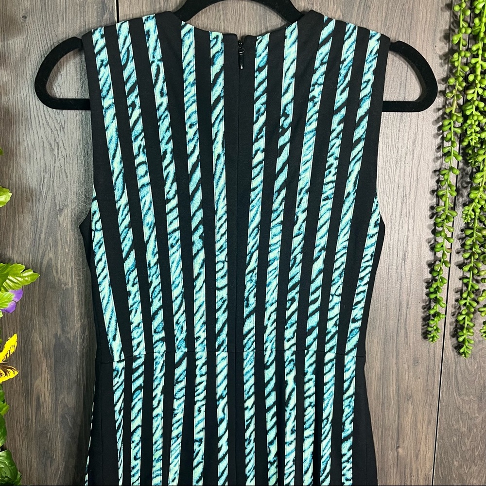 °BCBGMaxAzria Sleeveless Stripped Fit & Flare Dress Size XS - Picture 11 of 16